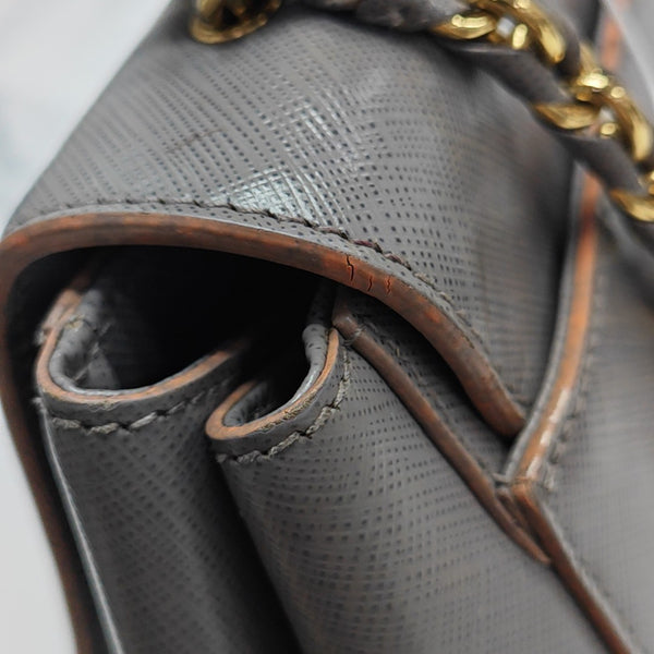 Carrie Calfskin Gray