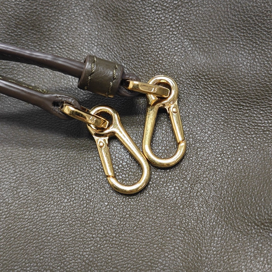 Lambskin Shoulder Bag Green