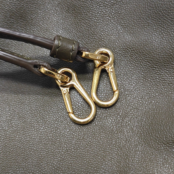 Lambskin Shoulder Bag Green