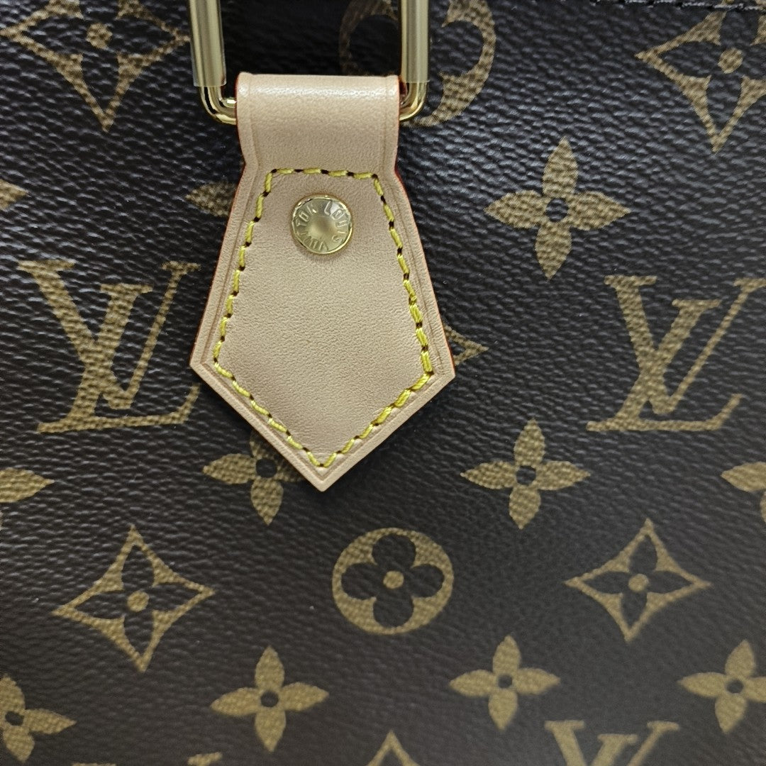 SPEEDY 25 Monogram Coated Canvas Brown