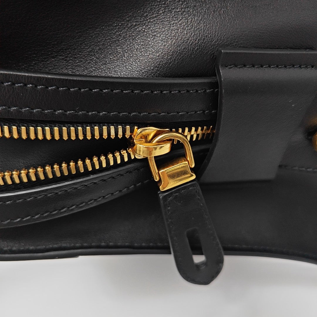 Esplanade Saffiano Calfskin Black