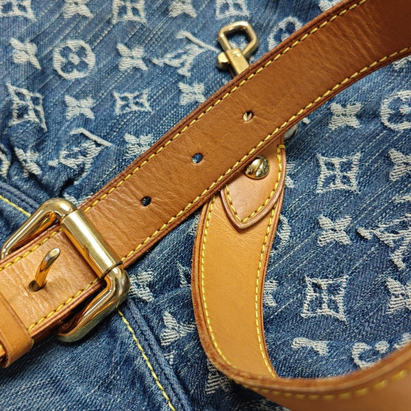 NEO CABBY GM Monogram Denim Blue