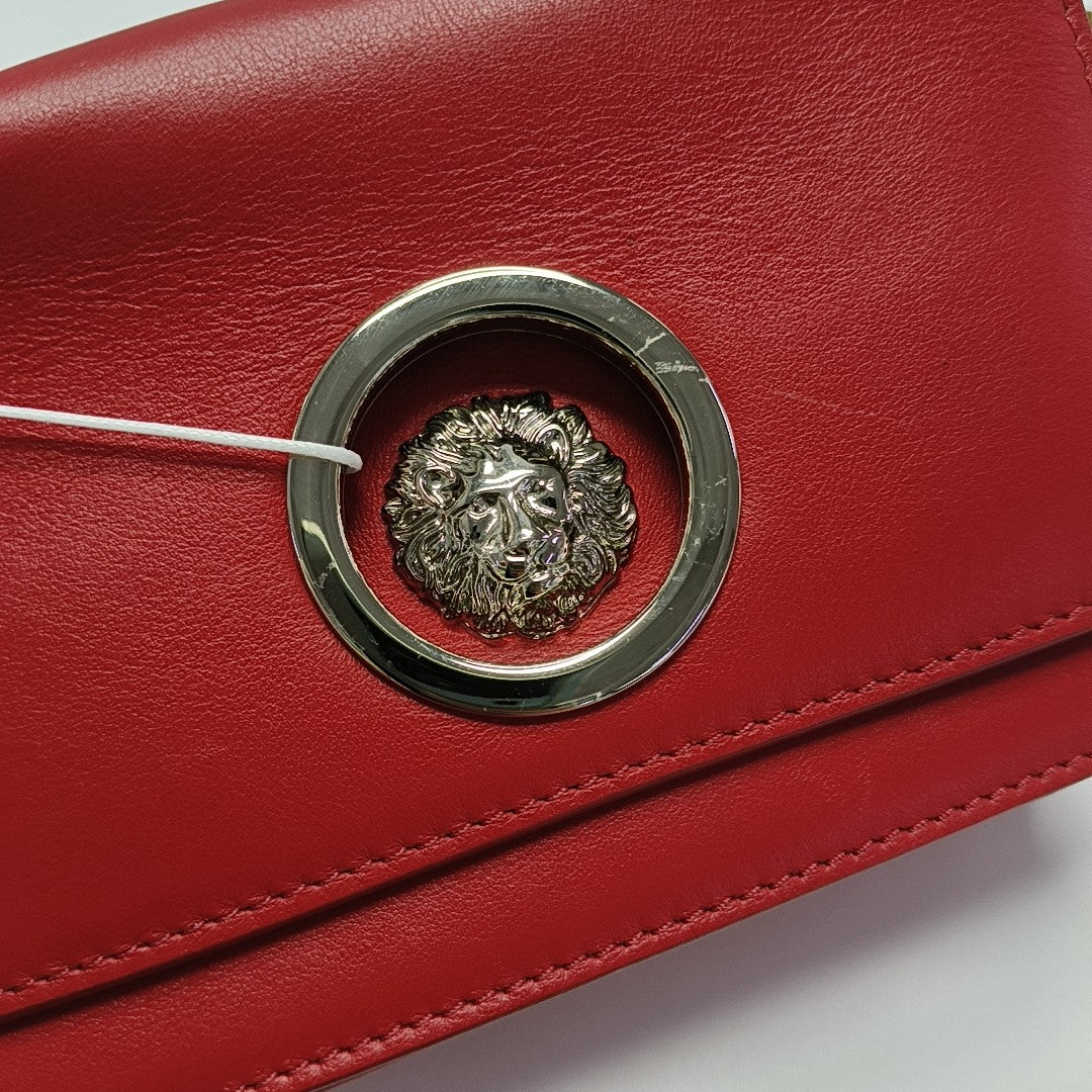 Calfskin Shoulder Bag Mini Red