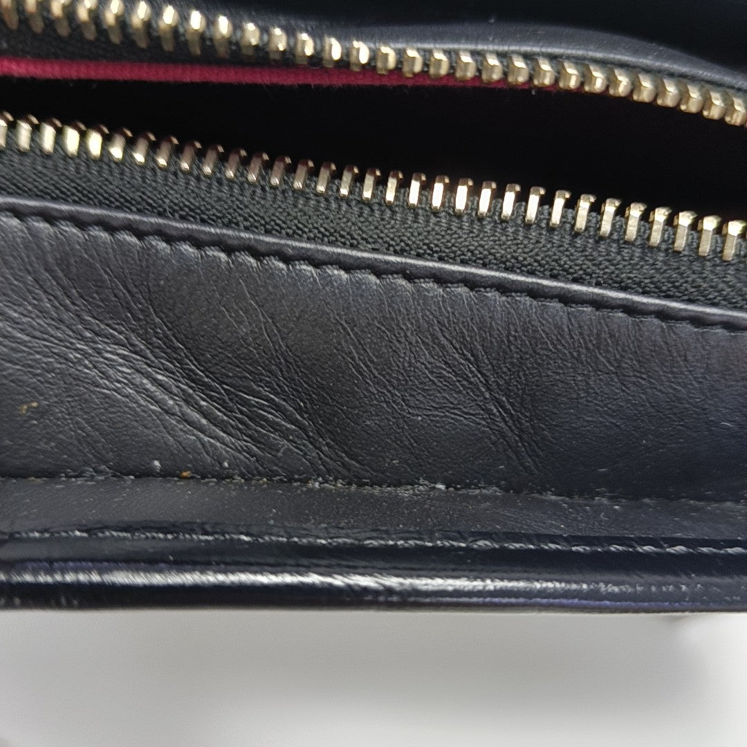 GABRIELLE Small Quilted Calfskin Black