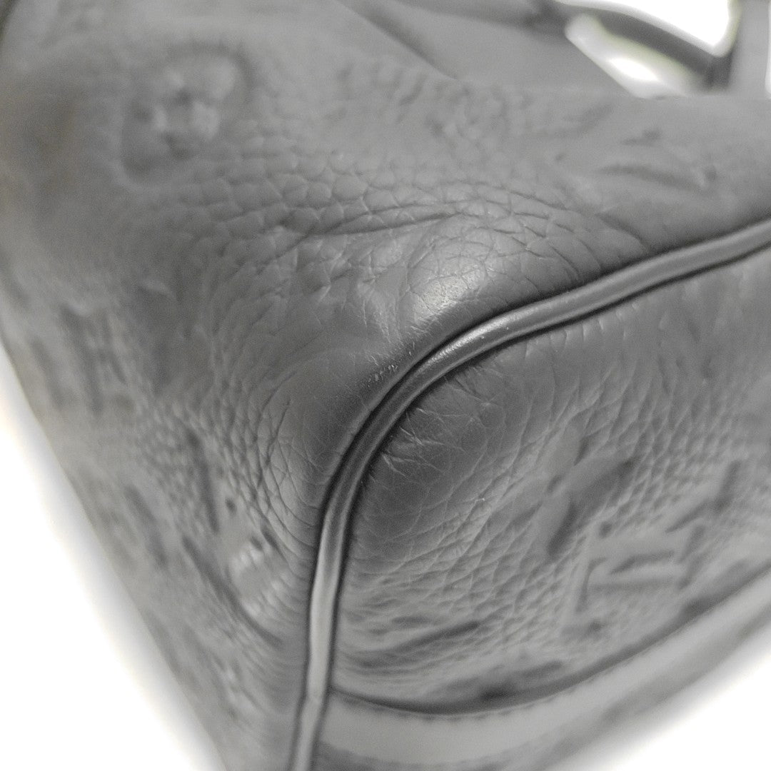 KEEPALL 35 Monogram Calfskin Black