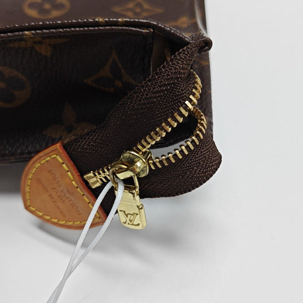 TOILET POCKET 26 Monogram Coated Canvas Brown