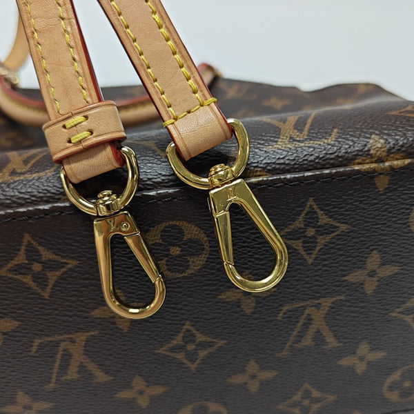 PALAIS PM Monogram Coated Canvas Brown
