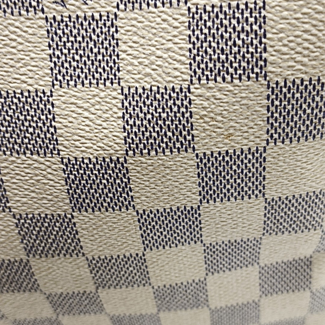 SPEEDY 30 Damier Azur Coated Canvas White