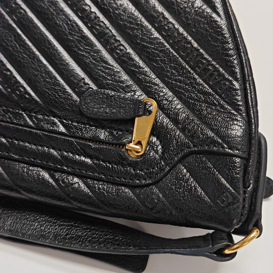 Souvenirs Quilted Calfskin Black