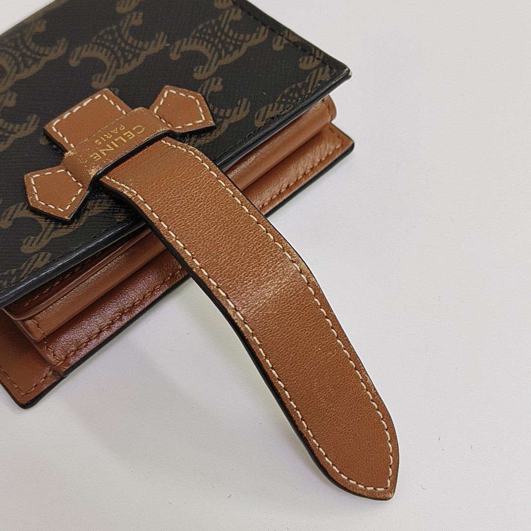 Coated Canvas Wallet Small Multicolor