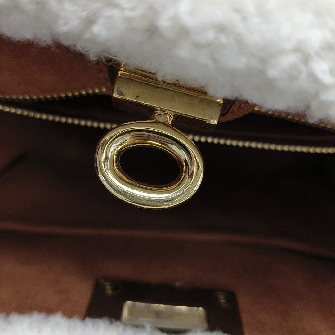 ON MY SIDE PM Calfskin Brown
