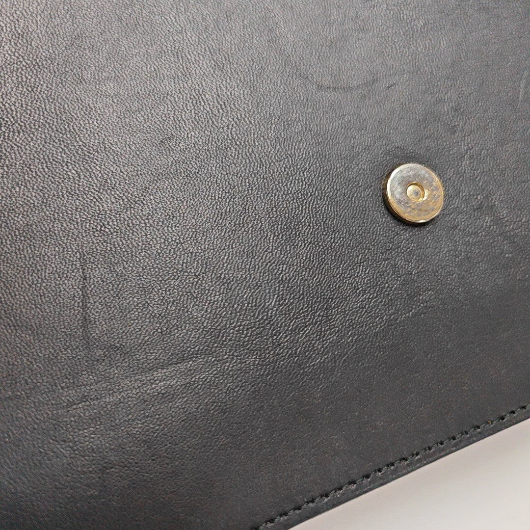 Calfskin Shoulder Bag Black