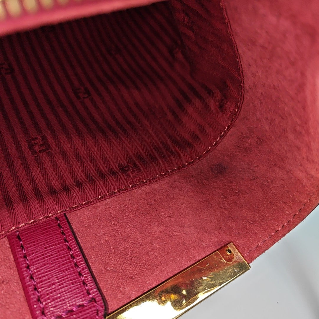 2 Jours Medium Calfskin Purple