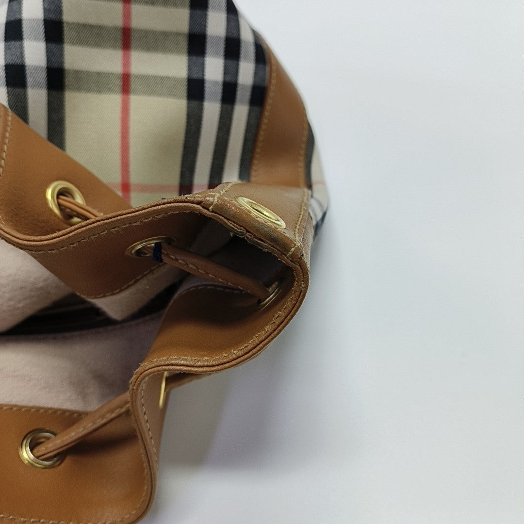 Canvas Bucket Bag Medium Brown