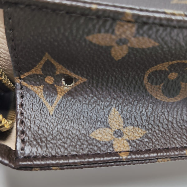 TOILET POCKET 26 Monogram Coated Canvas Brown