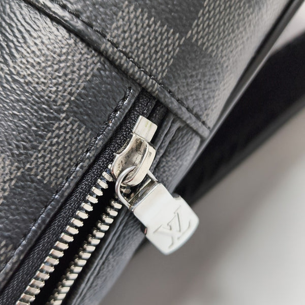 MICHAEL Damier Graphite Coated Canvas Gray
