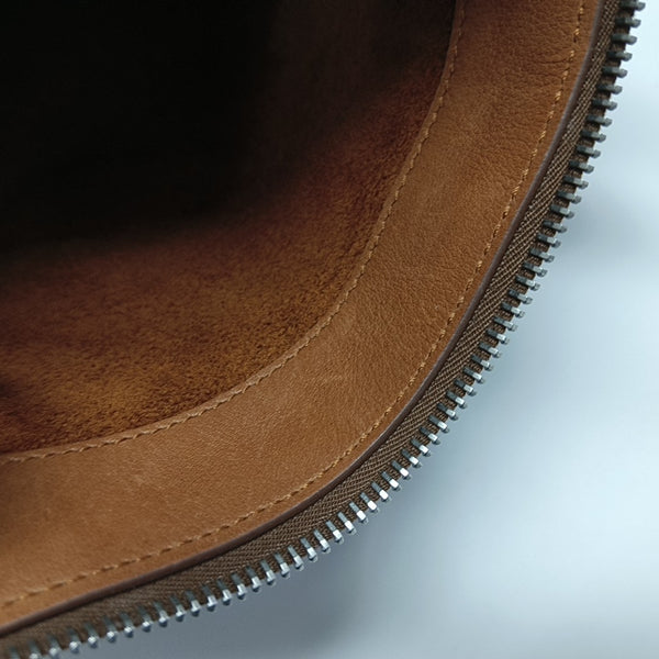 Suede Shoulder Bag Brown