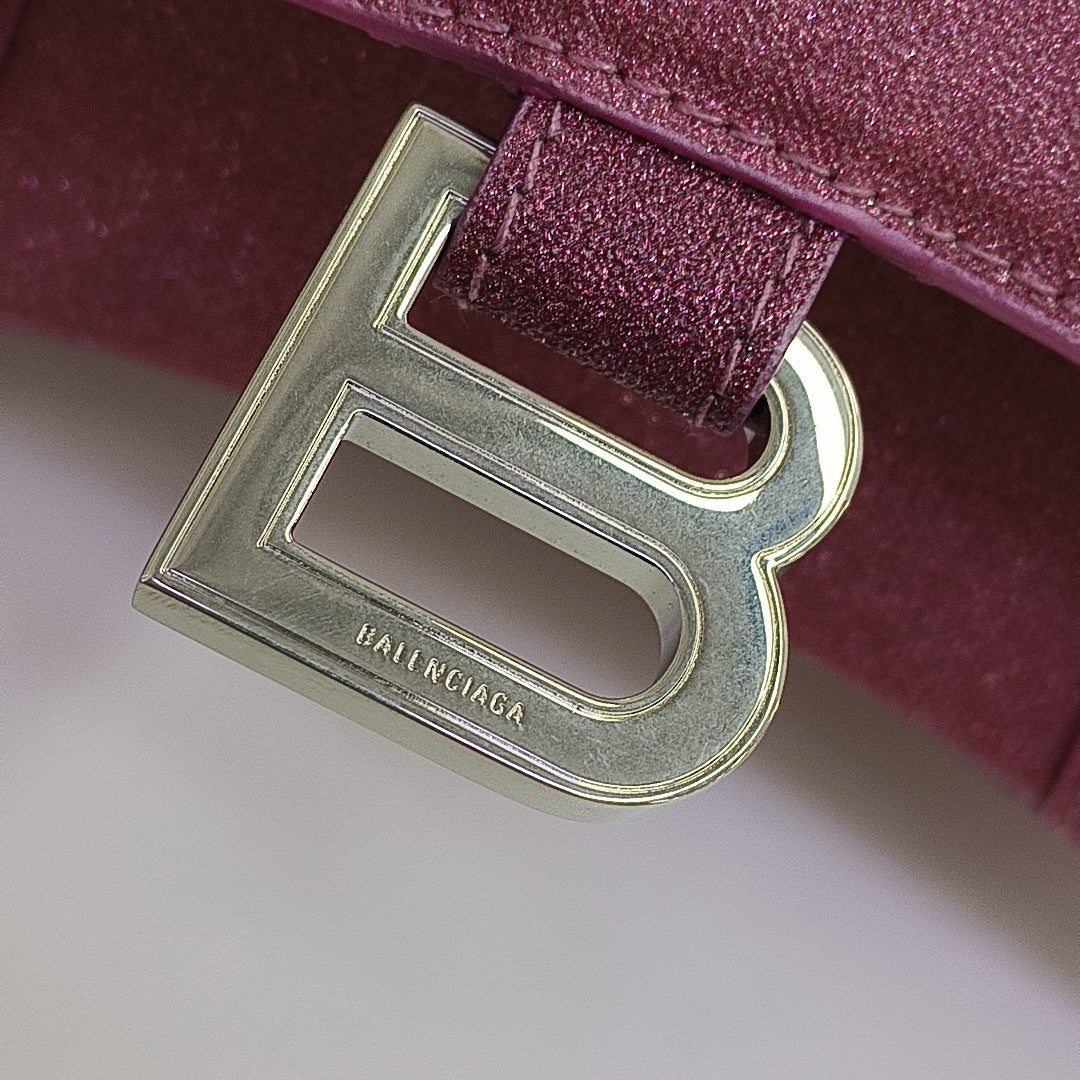 Hourglass XS Quilted Calfskin Red