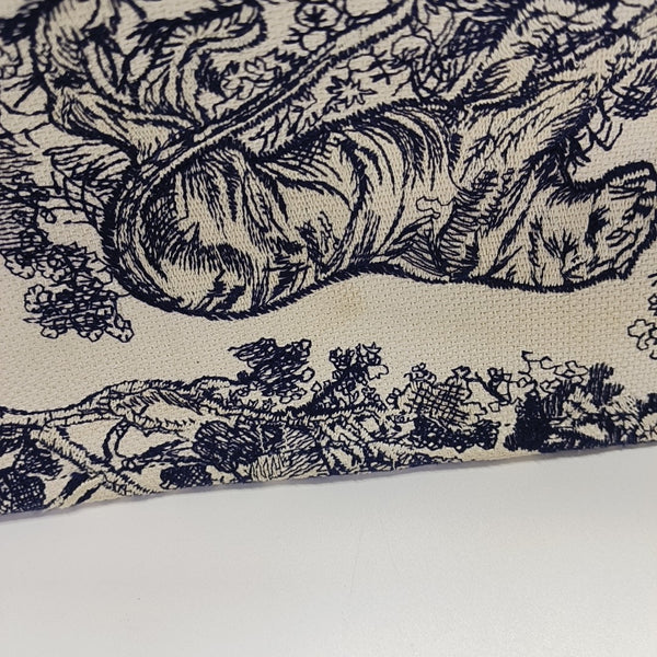 Book Tote Medium Canvas Blue