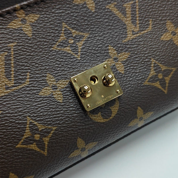 MADELEINE Monogram Coated Canvas Brown