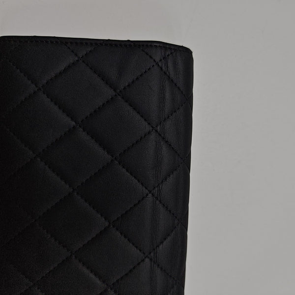 CLASSIC FLAP Mini Quilted Lambskin Black Wallet
