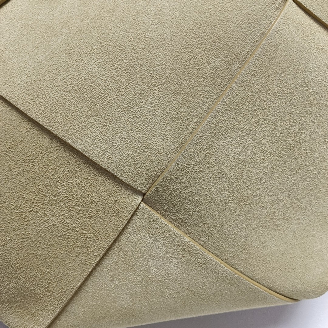 Suede Tote Bag Beige