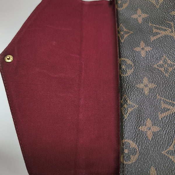 FÉLICIE Monogram Coated Canvas Brown