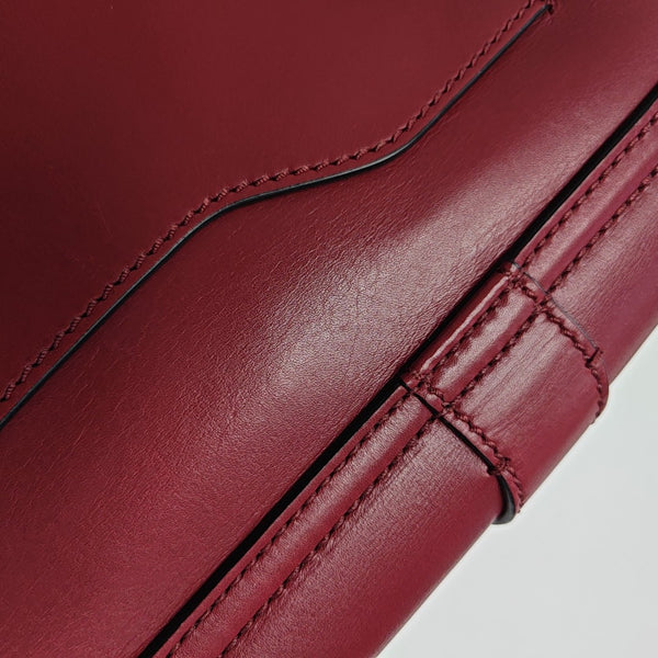 Calfskin Clutch Red