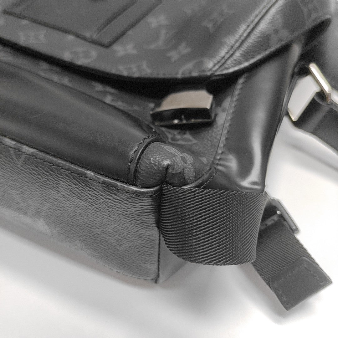 VOYAGER PM Monogram Coated Canvas Black