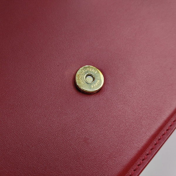 Calfskin Shoulder Bag Red