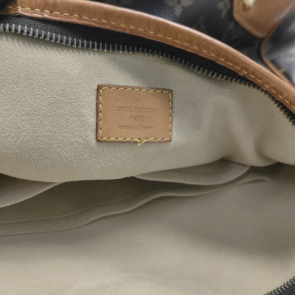 ESTRELA MM Monogram Coated Canvas Brown