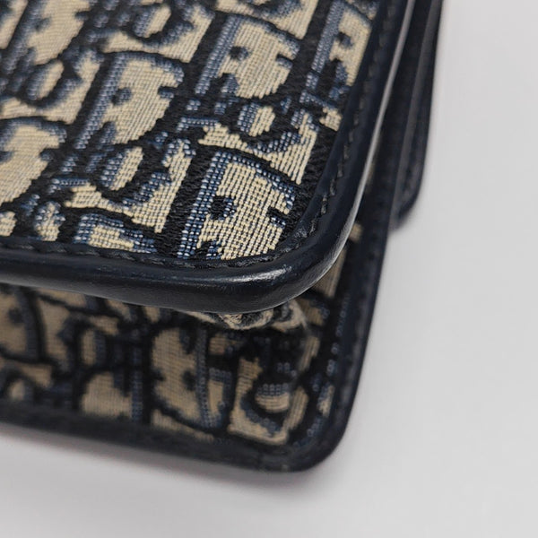 30 Montaigne Oblique Canvas Blue