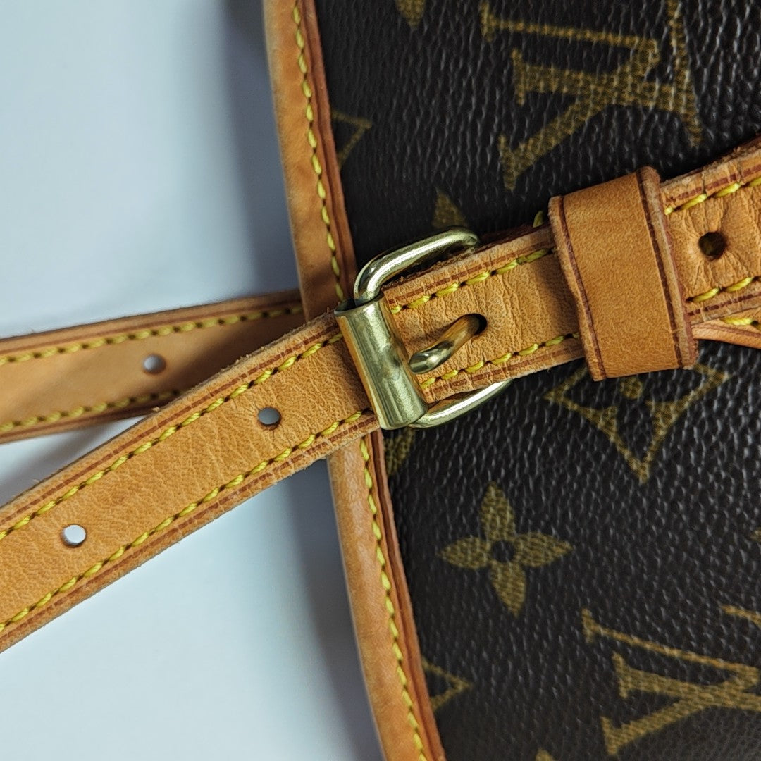 BUCKET PM Monogram Coated Canvas Brown