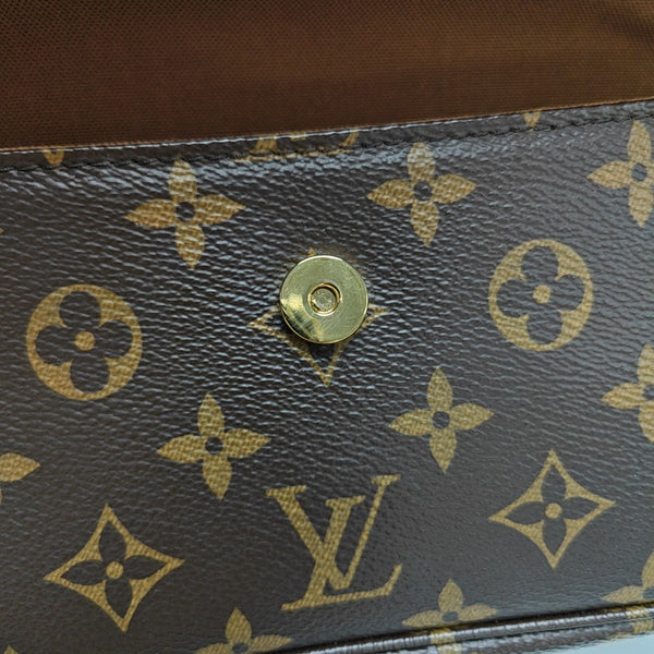 IVY Monogram Coated Canvas Brown