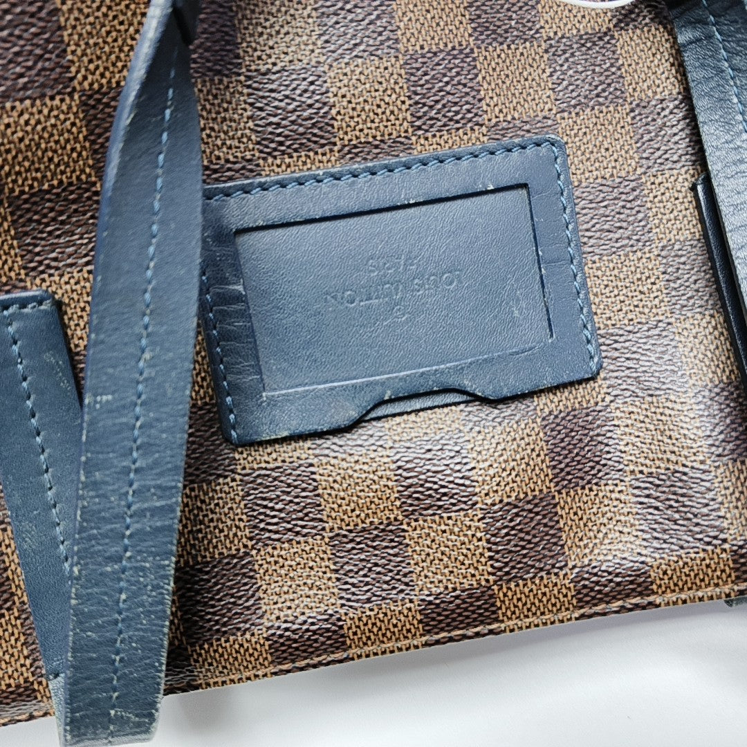 Damier Ebene Coated Canvas Brown