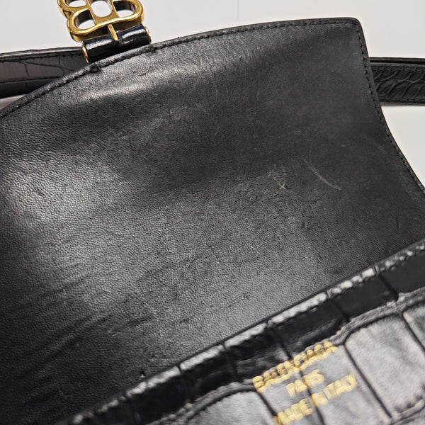 Sharp Calfskin Black