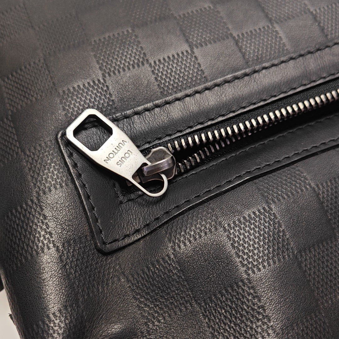 CALYPSO Damier Graphite Calfskin Black