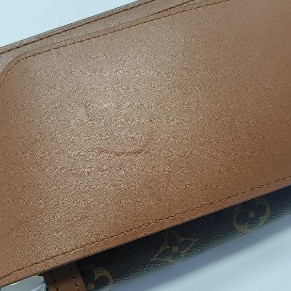 DAUPHINE Monogram Coated Canvas Brown