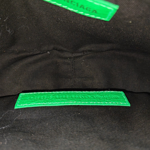 Le Cagole Mini Lambskin Green