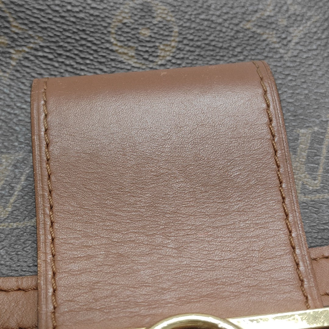 DAUPHINE MM Monogram Coated Canvas Brown