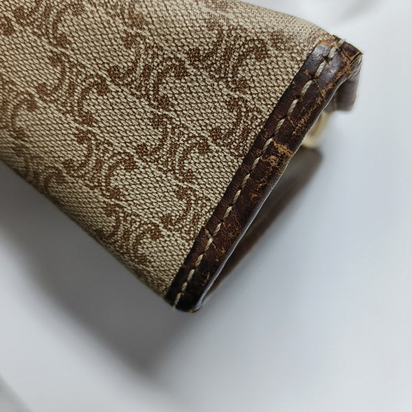 MACADAM CLUTCHES Coated Canvas Beige