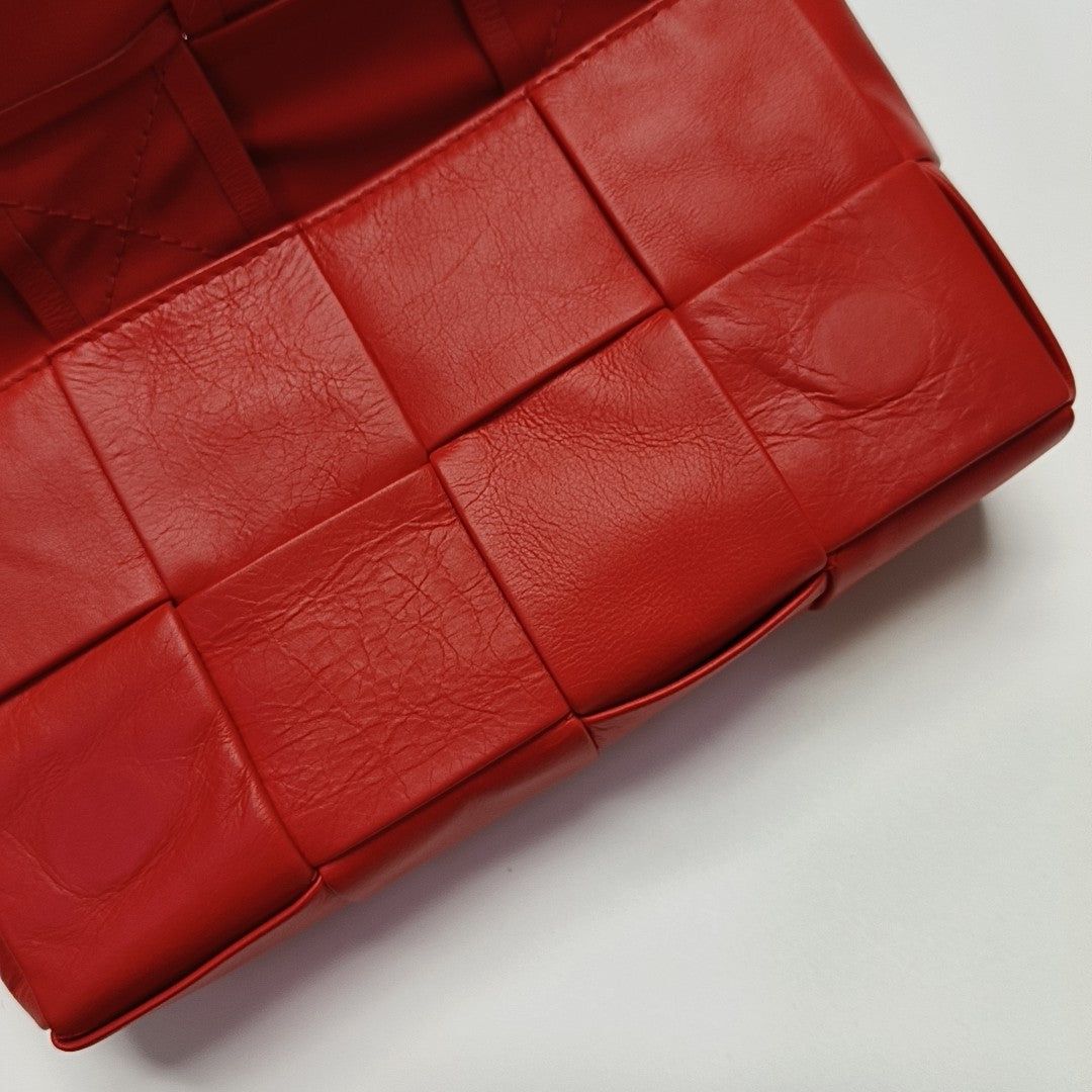 Cassette Small Calfskin Red