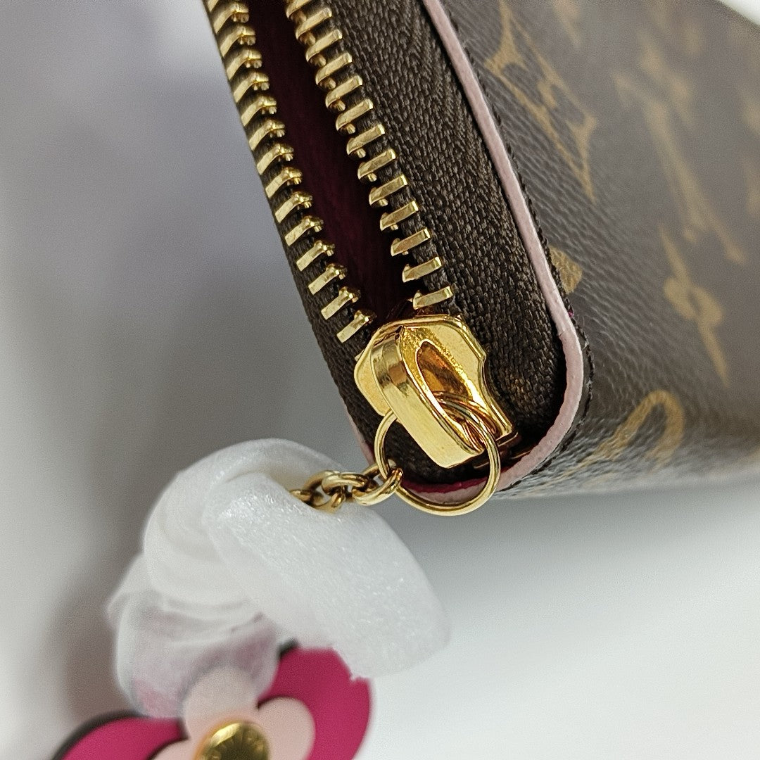 CLÉMENCE Monogram Coated Canvas Brown