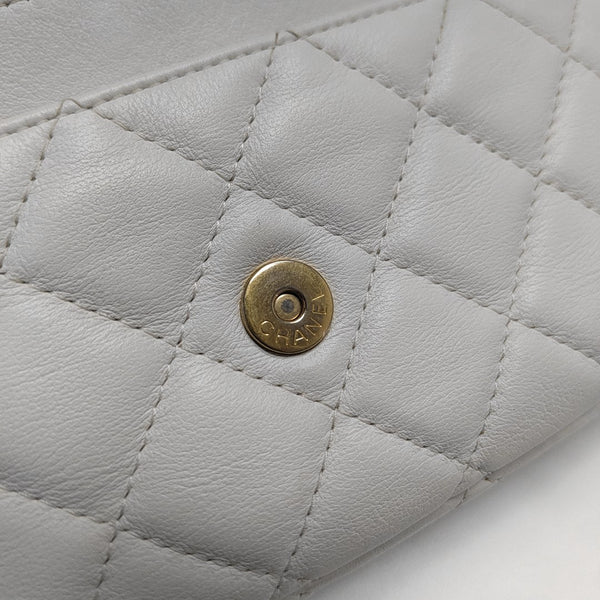 WOC Quilted Calfskin White