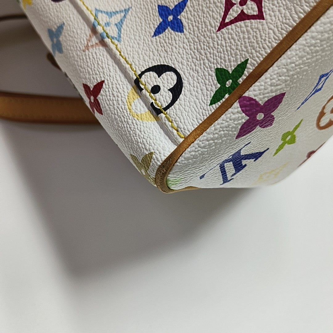 LV × TM AURELIA Monogram Coated Canvas White