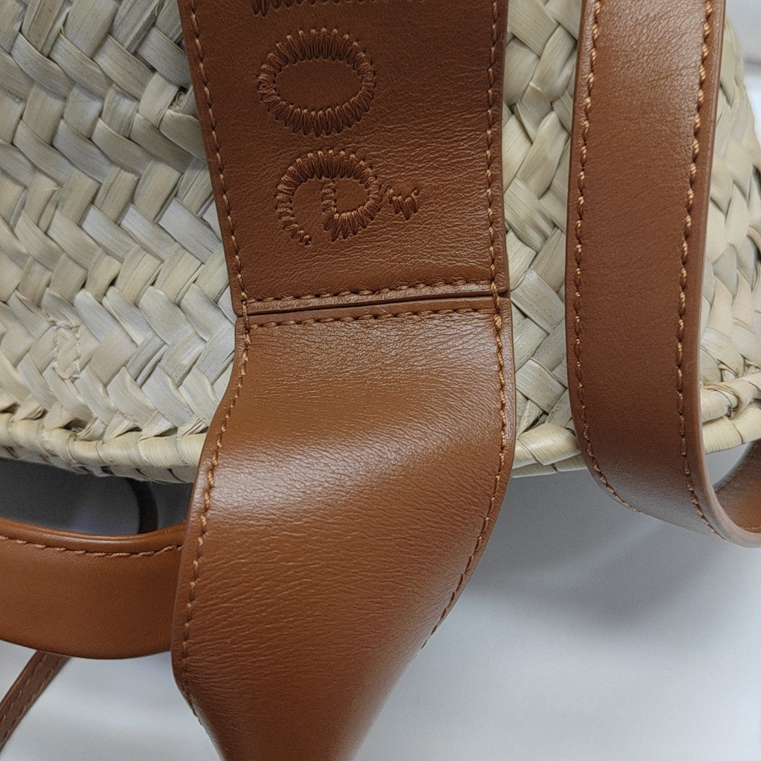 Straw Tote Bag Beige