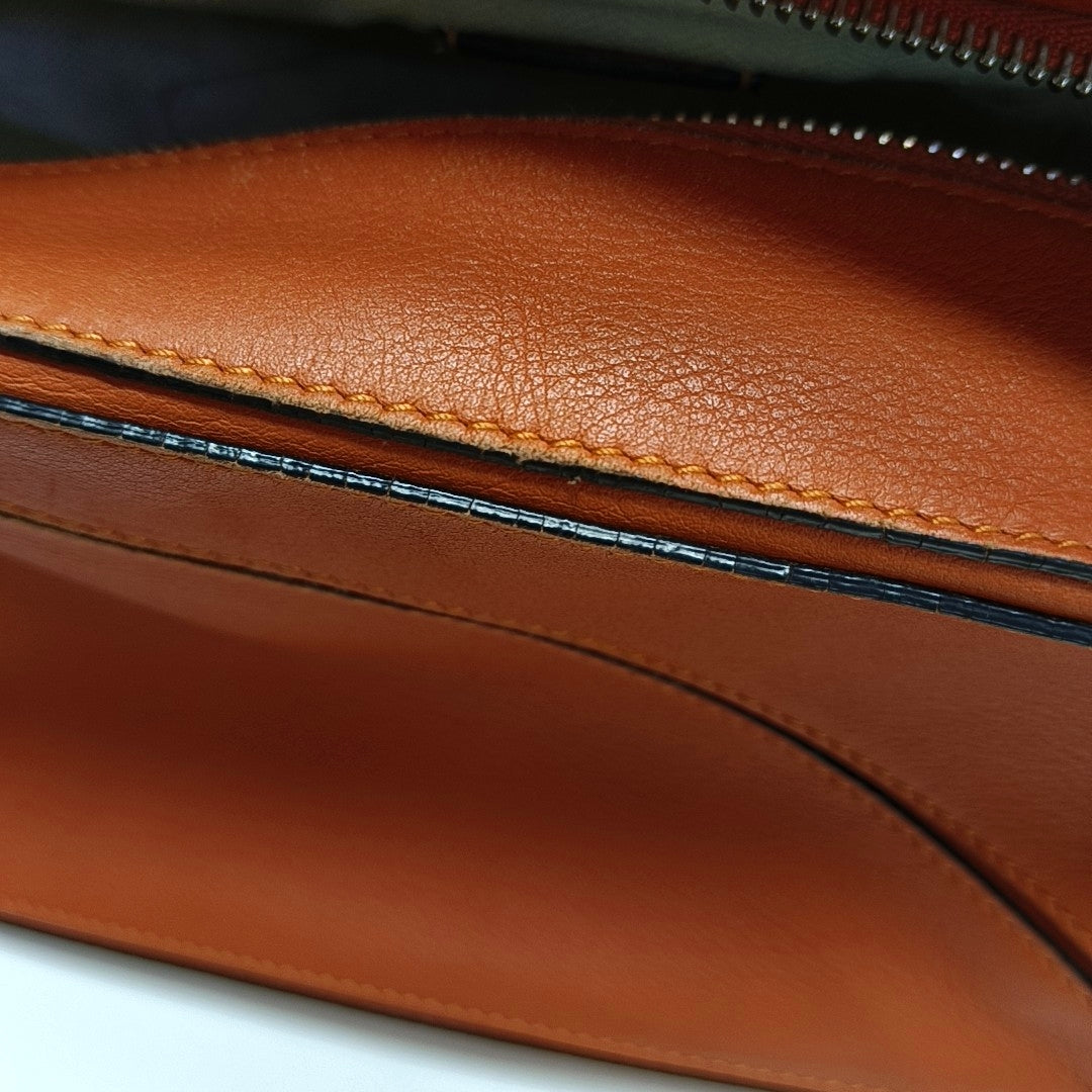 Authenticated pre-owned  Puzzle Calfskin Orange - Shoulder Bag at Looply