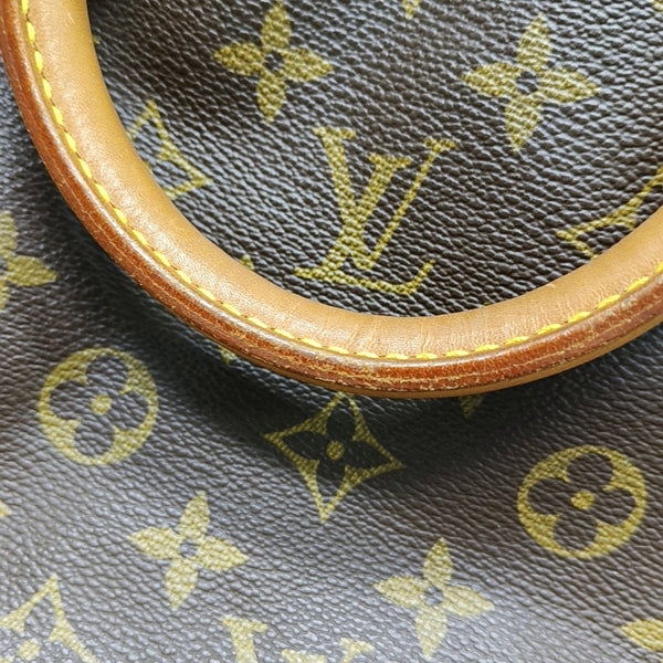 ALMA PM Monogram Coated Canvas Brown