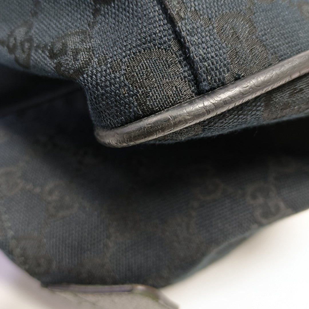 Monogram Canvas Shoulder Bag Blue