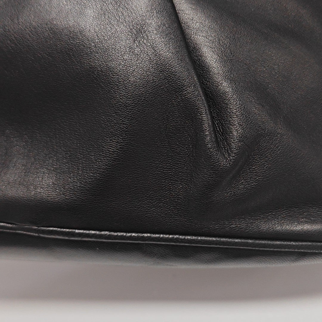 Lambskin Shoulder Bag Black